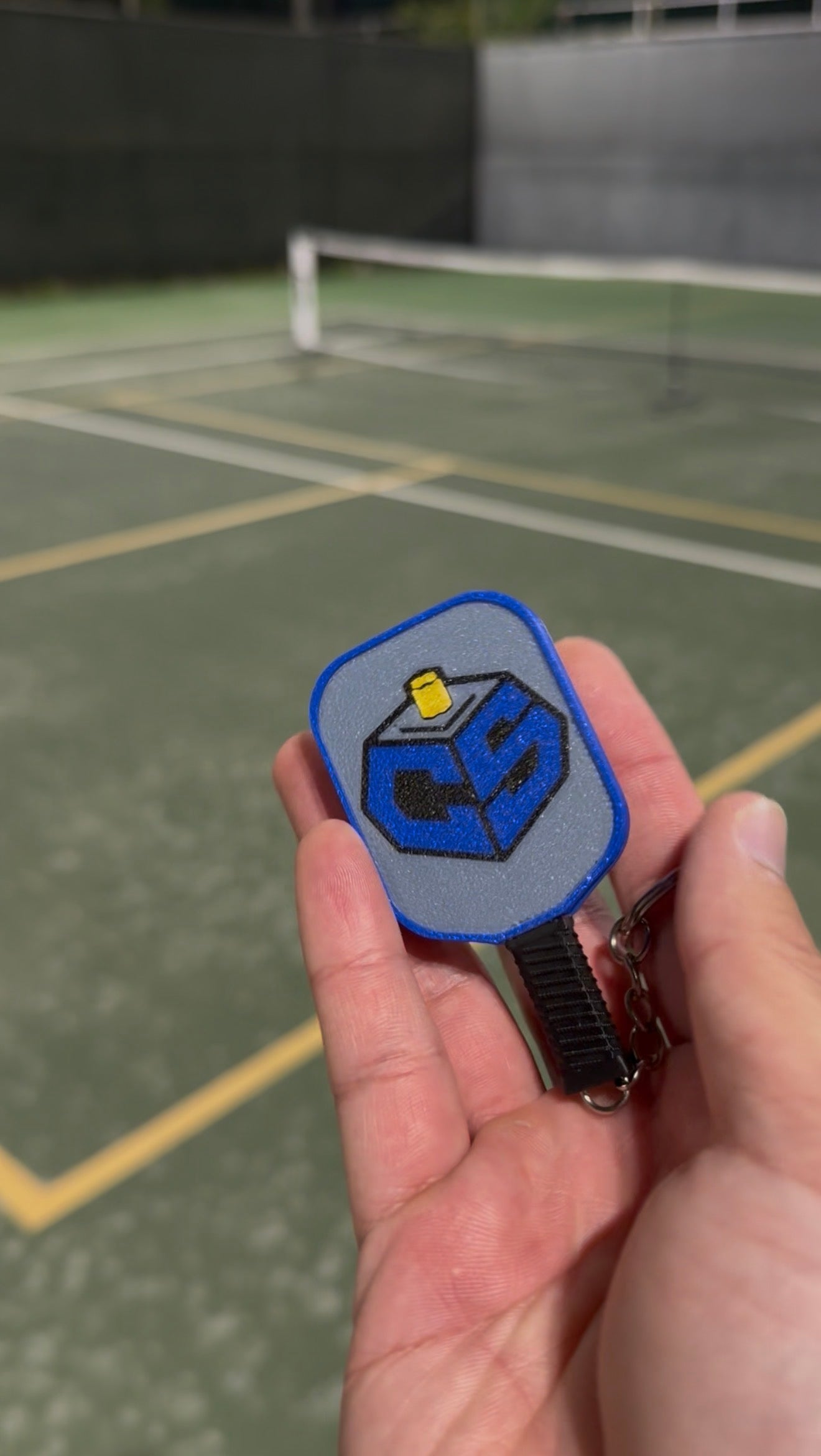 Pickleball Paddle - Fidget Keychain